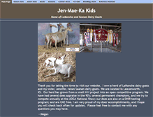 Tablet Screenshot of jenmaekakids.com